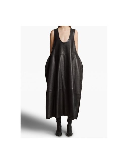 Khaite Black Sleeveless Dress