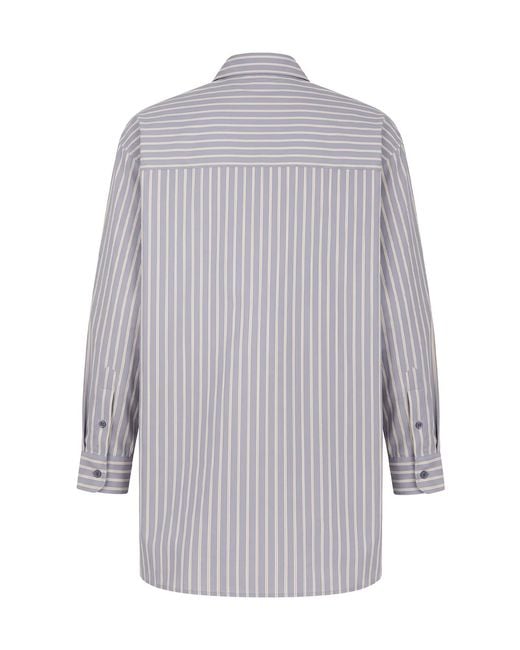 Soeur Gray Striped Long-Sleeve Shirt