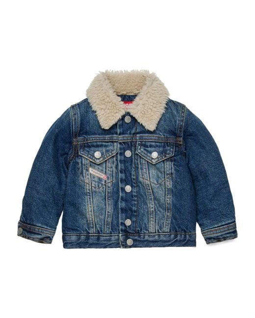 DIESEL Blue Cotton Jacket