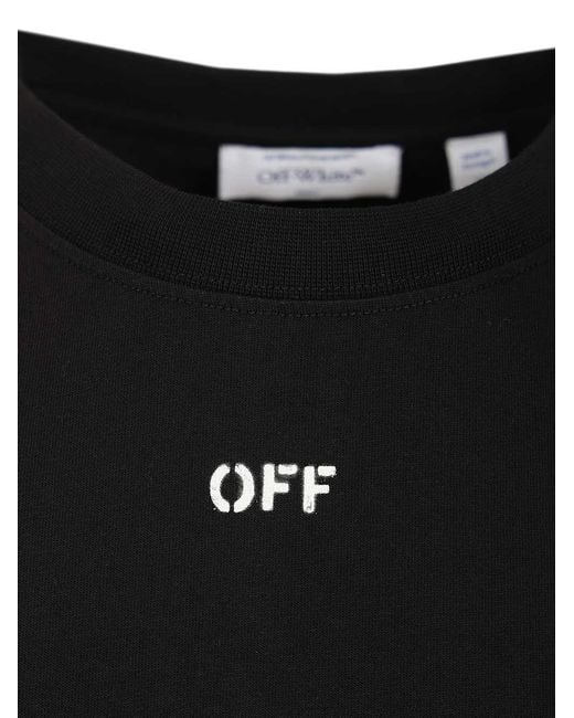 Off-White c/o Virgil Abloh Black "Arrow 3D Spray" T-Shirt for men