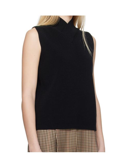 Studio Nicholson Black Sleeveless Jacket