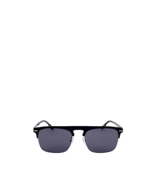 Zegna Blue Square Frame Sunglasses for men