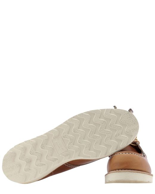 Red Wing Brown Classic Moc Lace-Up Boots for men