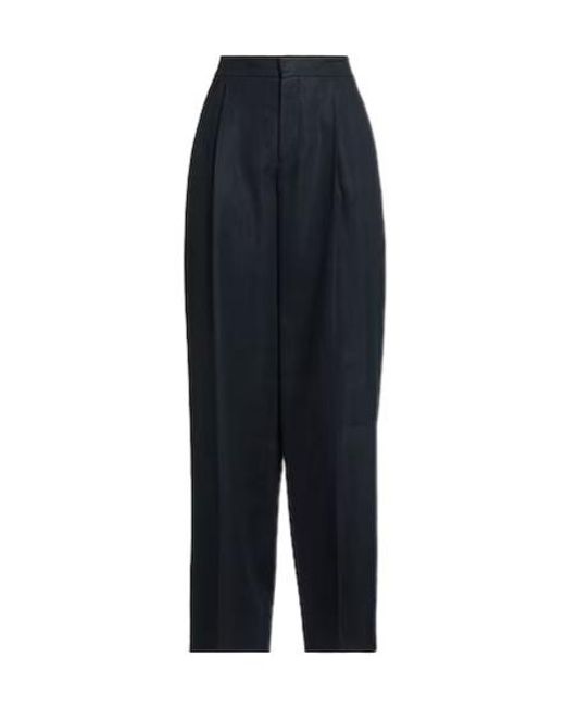 Chloé Blue Solid-Color Woven Culottes