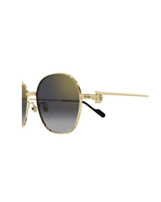 Cartier Multicolor Round-Frame Sunglasses