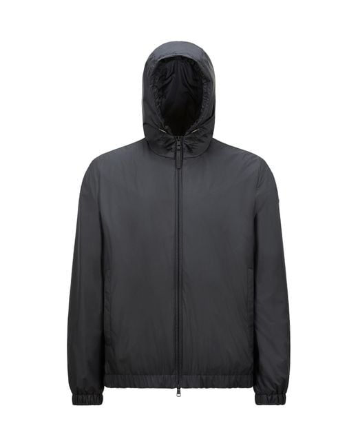 Moncler Black Domene Hooded Jacket for men