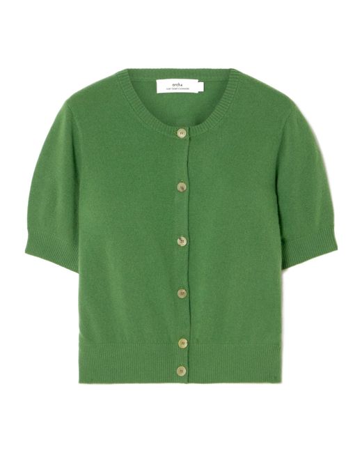 arch4 Green Short-Sleeved Knitted Shirt