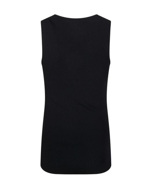Entire studios Black Crew Neck Vest