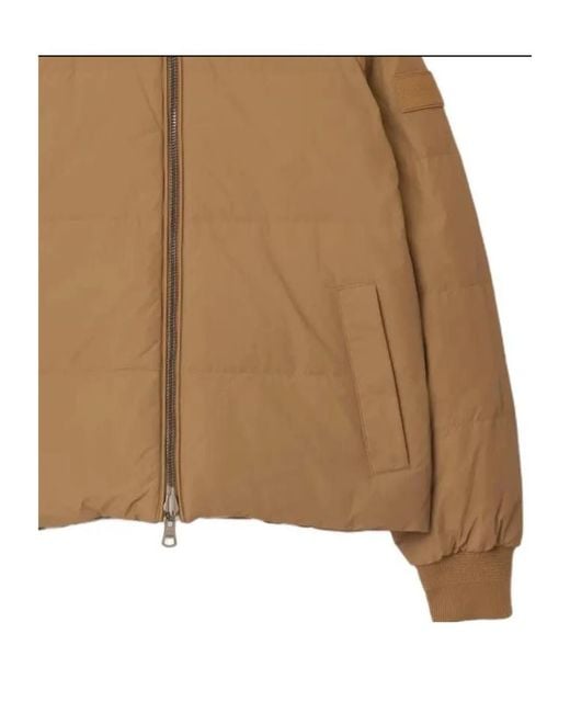Burberry Brown Reversible Nylon Puffer Jacket