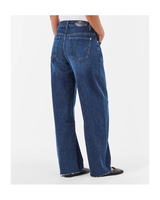 7 For All Mankind Blue Belt Loop Jeans