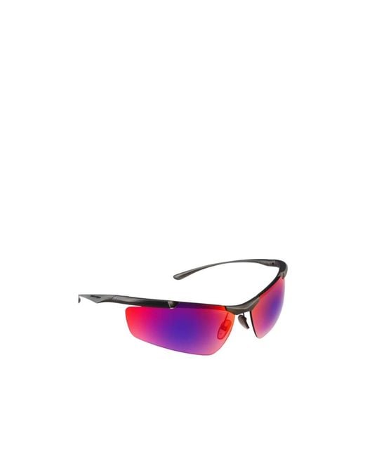 Balenciaga Purple Eyewear Boomerang Cat Sunglasses