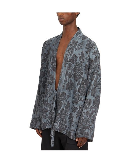 Uma Wang Gray Pattern Jacket for men
