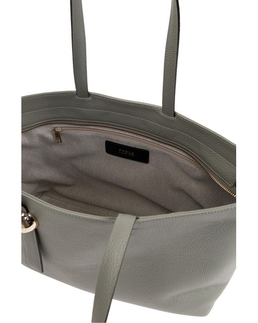 Furla Gray Large Sfera Tote Bag