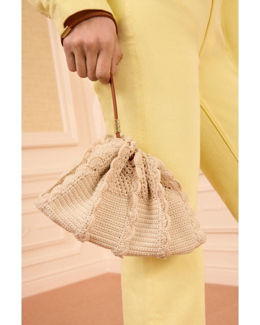 Ulla Johnson Natural Adria Small Crochet Crossbody