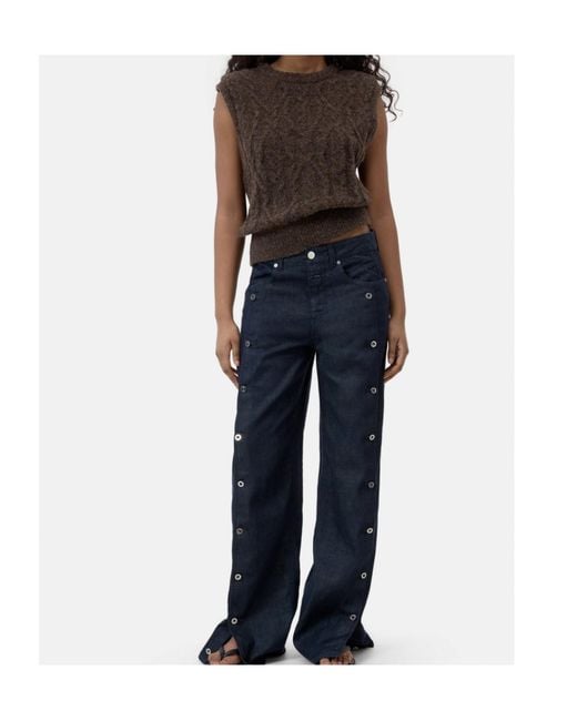 Closed Brown Crew-Neck Vest
