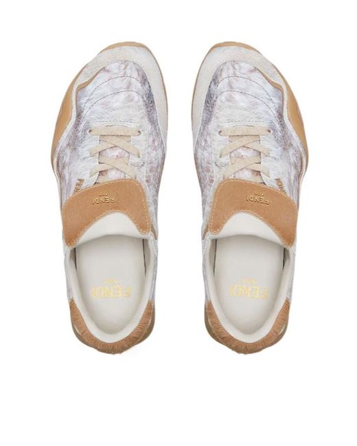 Fendi Natural Sneakers