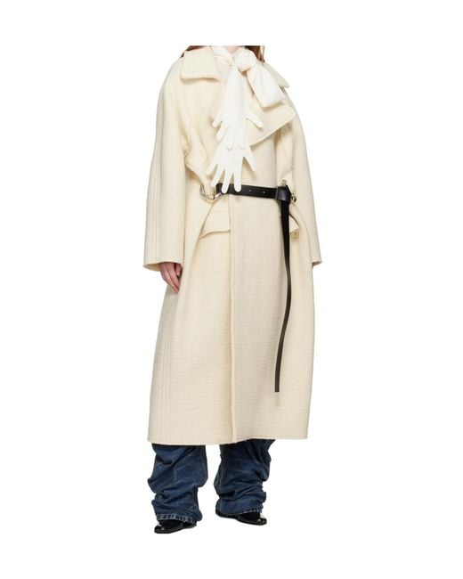 Jean Paul Gaultier Natural The Long Gaultier Double-Breasted Coat