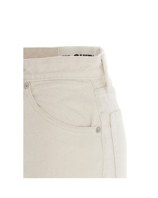 Jil Sander Natural Straight-Leg Jeans