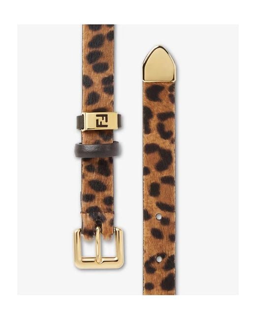 Fendi White Forever Belt