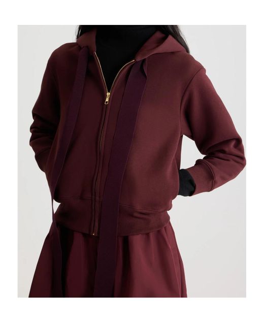 Patou Logo-Embroidered Zip-Up Hoodie