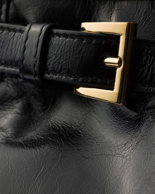 Prada Black Bonnie Large Leather Handbag