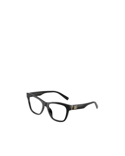 Dolce & Gabbana White Eyewear Square Frame Glasses