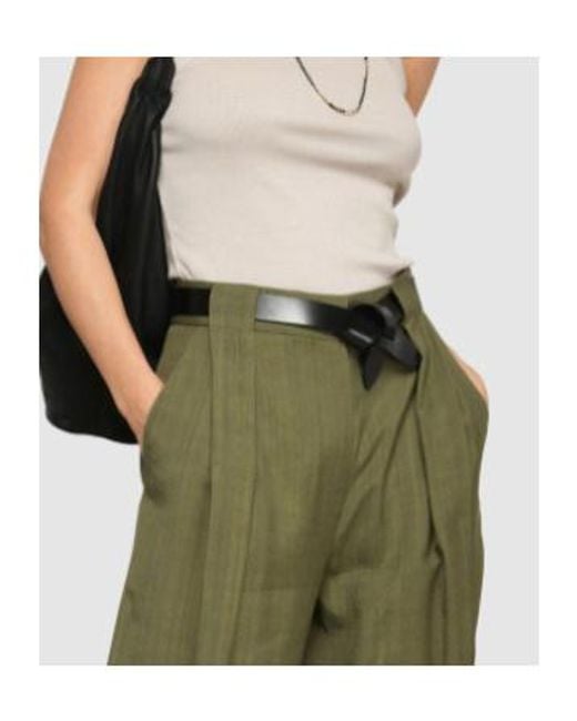 Isabel Marant White Lecce Knot-Detail Belt