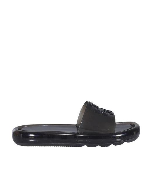 Tory Burch Black Bubble Jelly Slides