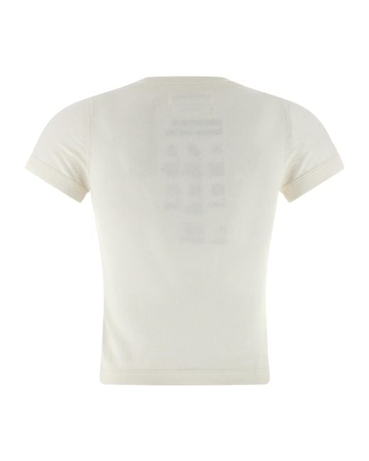 Extreme Cashmere White Short-Sleeved T-Shirt