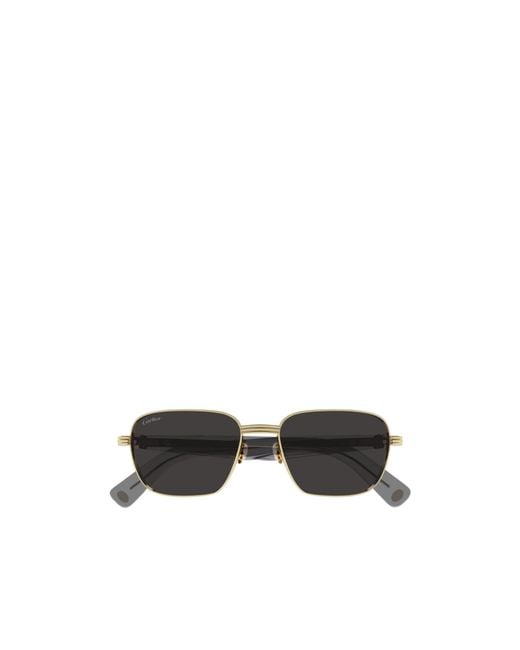 Cartier Multicolor Square Frame Sunglasses for men