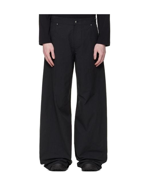 HELIOT EMIL Black Sella Casual Pants for men