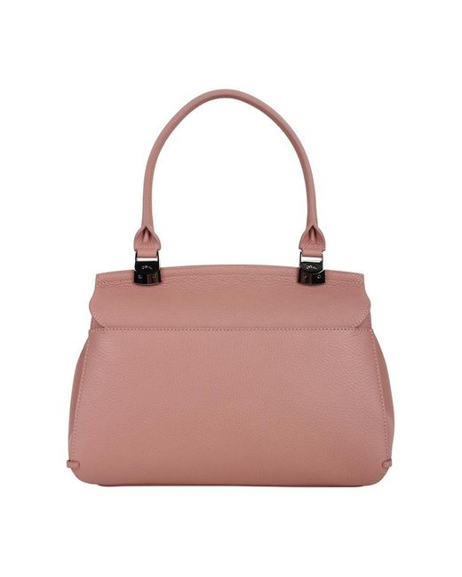 Longchamp Pink Logo Handbag
