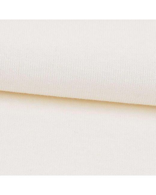NANGA White Crew Neck T-Shirt for men