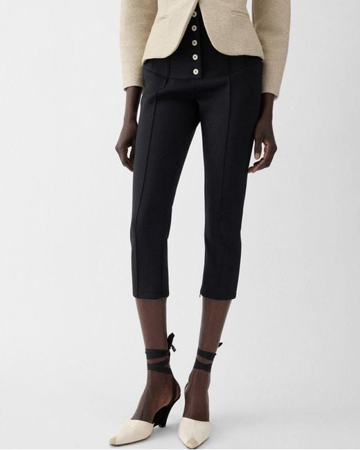 Jacquemus Black The Arlésien Fitted Leg Pants