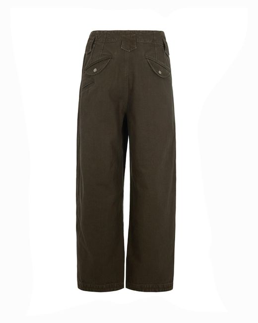 KENZO Green Weave' Double Knee Pants for men
