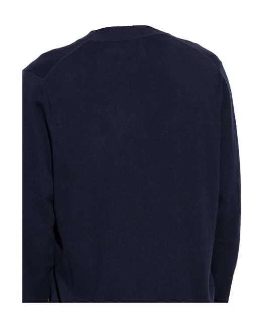 Isabel Marant Gray Elvin Logo Intarsia-Knit V-Neck Cardigan for men