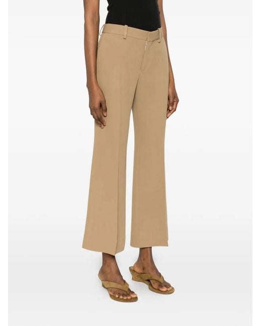 Totême  Natural Casual Pants With Belt Loops