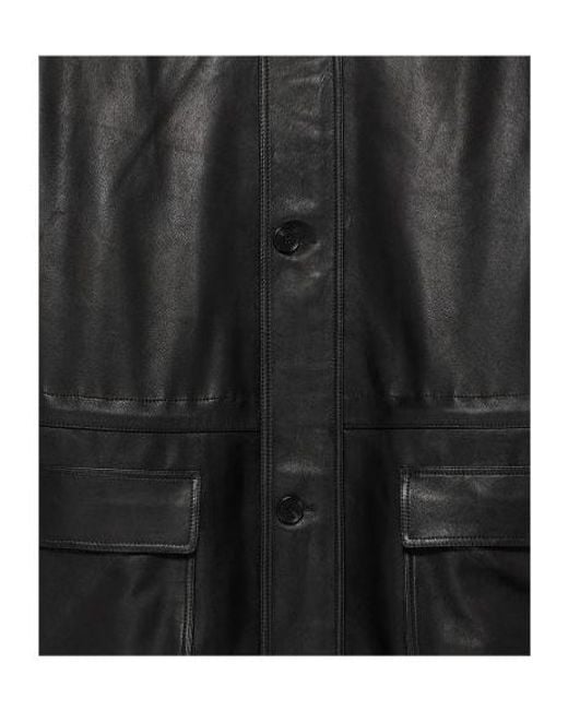 Arma Black Maeve Leather Jacket