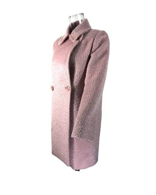 Max Mara Pink Long-Sleeved Coat