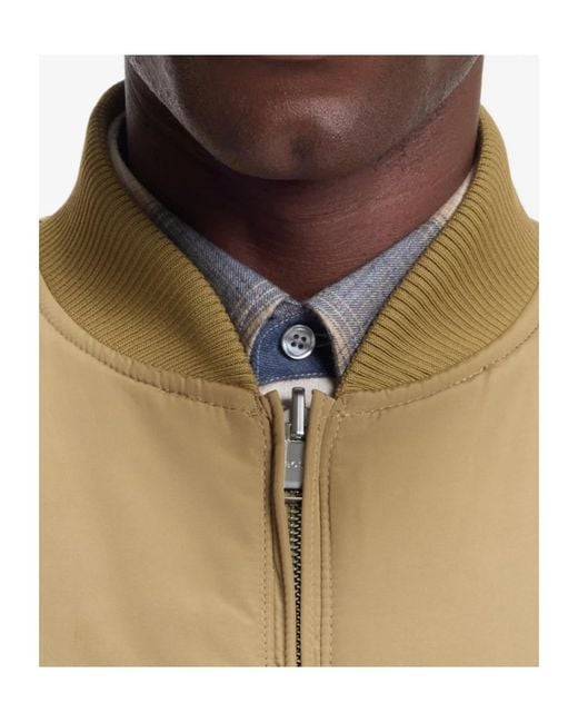 Boss Natural Long-Sleeved Hooded Cotton Jacket for men