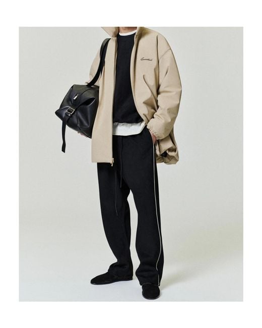Fear Of God Natural Essentials Logo-Embroidered Zip-Up Jacket for men