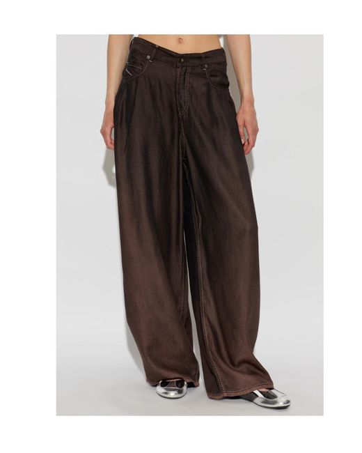 DIESEL Brown 1987-D-Khelz-Bs L30 Pants
