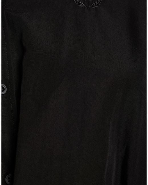 Balenciaga Black Solid Color Long-Sleeve Shirt