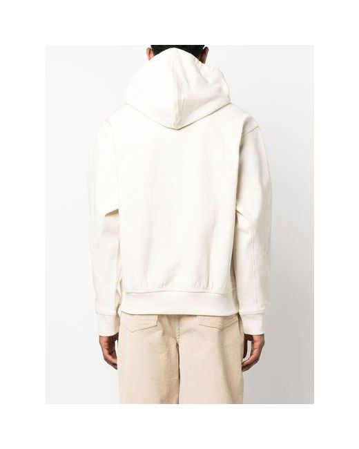 Carhartt White American Script Logo Hoodie for men