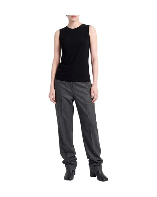 MM6 by Maison Margiela Black Sleeveless Top