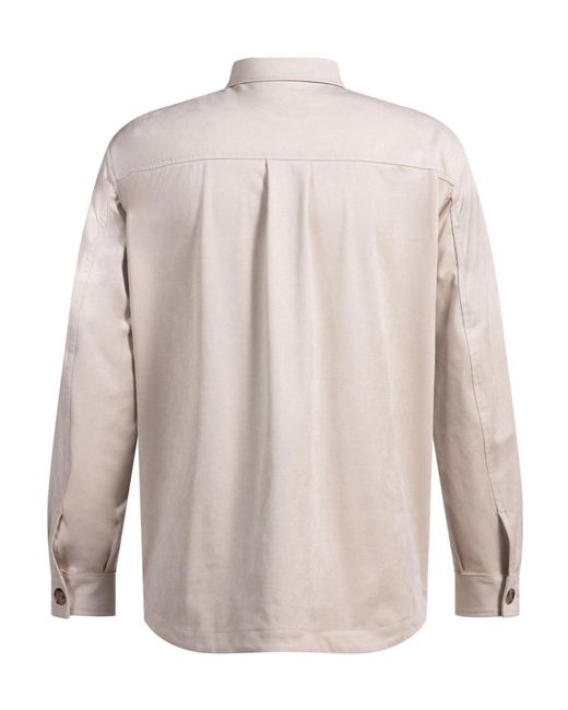 Boss Natural Off- Workwear Shirt-Style Casual Jacket for men