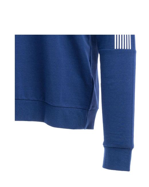 EA7 Blue Logo Sweater for men