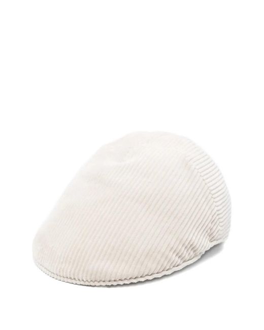 Brunello Cucinelli White Cotton Hat