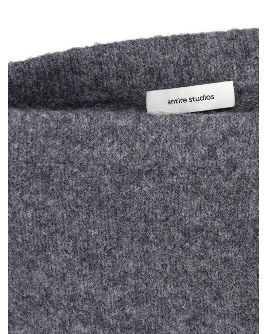Entire studios Gray Knit Shorts