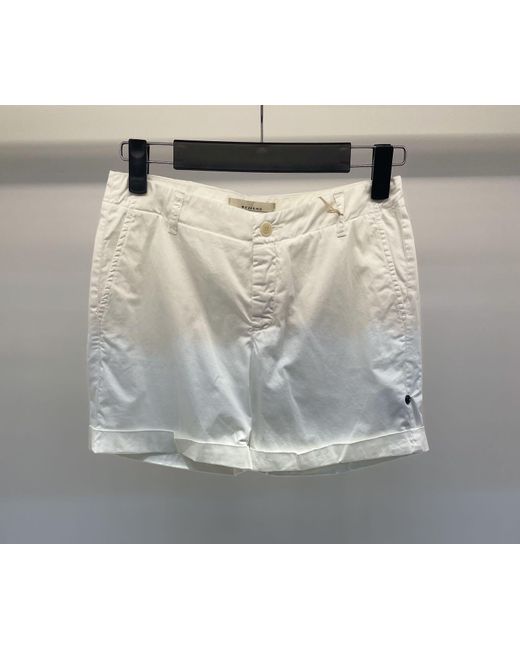 Weekend by Maxmara White Belt-Loop Shorts